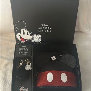 Disney Mickey Mouse Kids Accessory Set - Black and Red